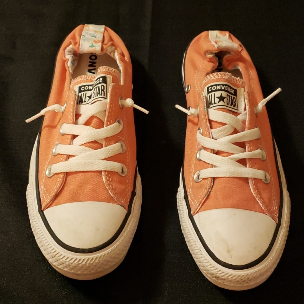 Converse Womens Flamingo Pink and Floral Size 8